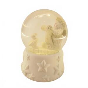 Dept 56 Snowbabies Are You On My List? Musical Water Globe 5.5"